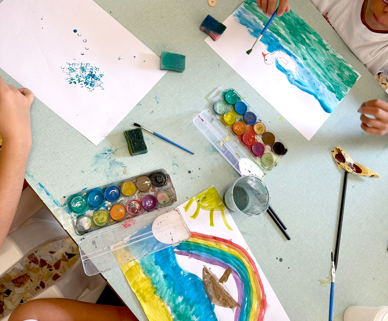 Laboratori creativi alla Fabbrica dei Colori. Pittura